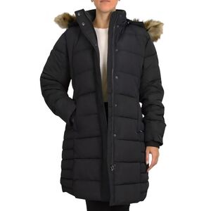 Spire By Galaxy Womens Heavyweight Parka Coat With Detachable Faux Fur Hood XXXL